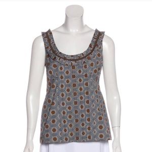 ✨♥️🤩✨TORY BURCH NWOT geo print sleeveless Top